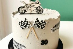Narodeninová torta motorkár